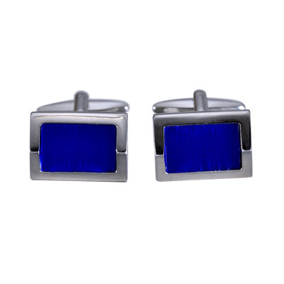 Tiekart men silver cufflink