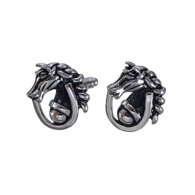 Tiekart men silver funky cufflink