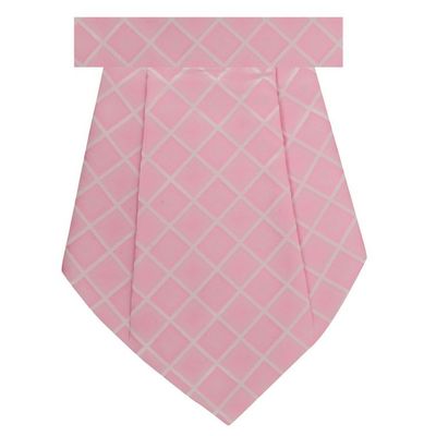 Tiekart men pink checked  cravat