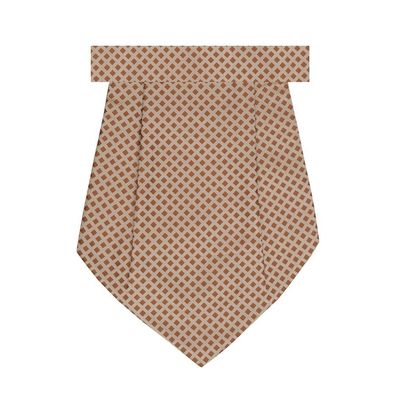 Tiekart men brown checked  cravat