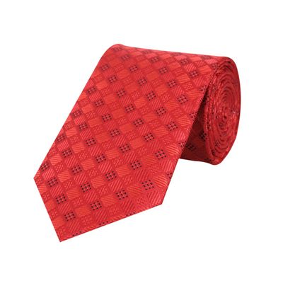 Red Gift Box Combo with Microfiber Tie + Pocket Square + Red floral Lapel Pin Ideal for Gifting for Men