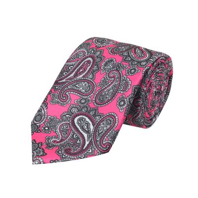 Multi Floral design Gift Box Combo with Microfiber Tie + Pocket Square + Lapel Pin Ideal for Gifting for Men