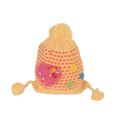 A Combo Pack of 2 Warm Woolen Designer Winter Caps for Kids