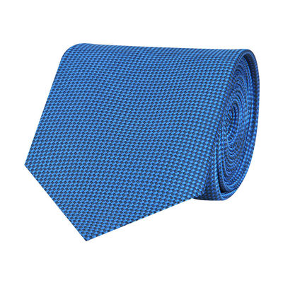 Blue Gift Box Combo with Microfiber Tie + Microfiber Pocket Square Ideal for Gifting for Men