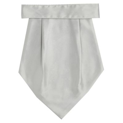 Tiekart men white plain solids cravat