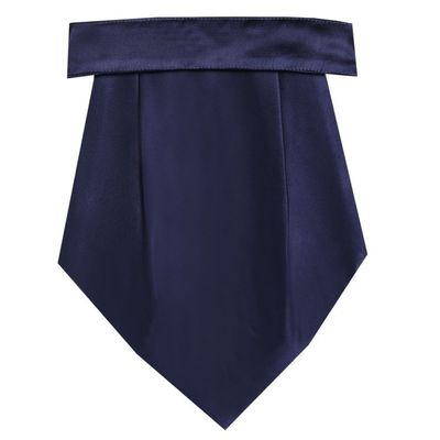 Tiekart men blue plain solids  cravat