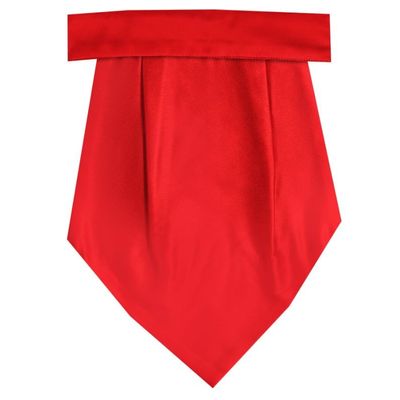 Tiekart men red plain solids cravat