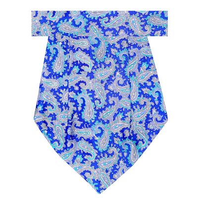 Tiekart men blue paisley silk cravat