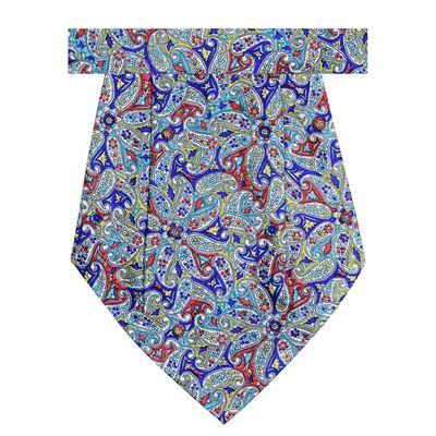 Tiekart men blue paisely silk cravat