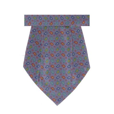 Tiekart men grey paisley silk cravat