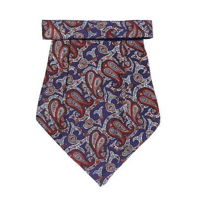 Tiekart men blue paisley silk cravat