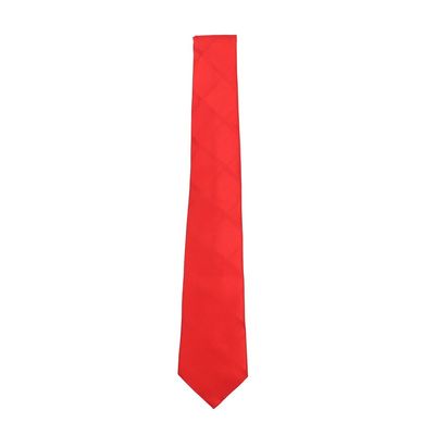 Red Checks Design Micro Fiber  Tie with Pocket Square Combo