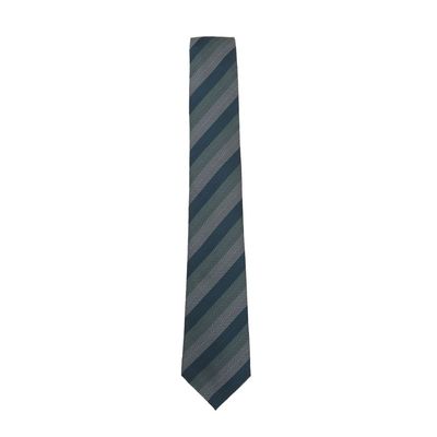 Multi Stripes Design Micro Fiber Tie with Pocket Square Combo