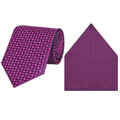 Tiekart cool combos purple tie+pocketsquare