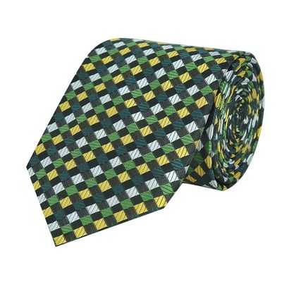 Tiekart cool combos multi checked  tie+pocketsquare