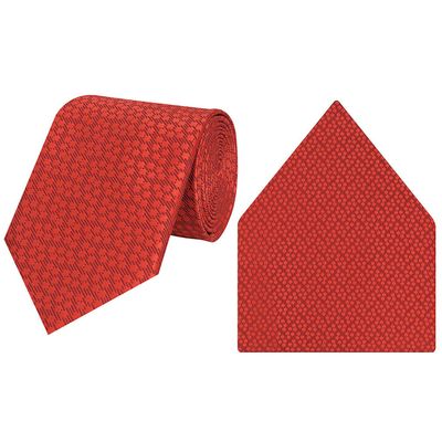 Tiekart cool combos red   tie+pocketsquare