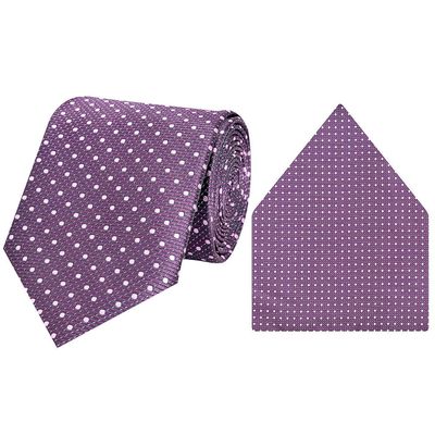 Tiekart cool combos purple tie+pocketsquare