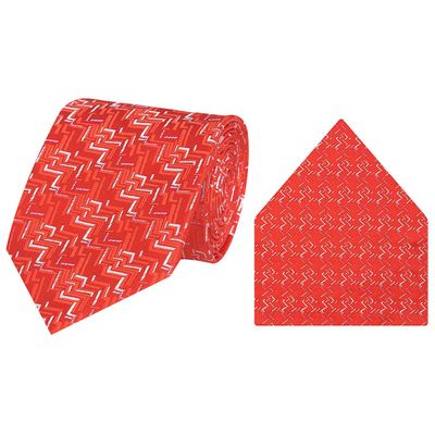 Tiekart cool combos red   tie+pocketsquare