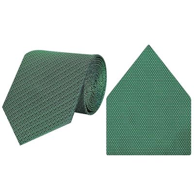 Tiekart cool combos green tie+pocketsquare