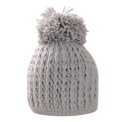 Grey Warm Winter Woolen Fashionable Caps for Women