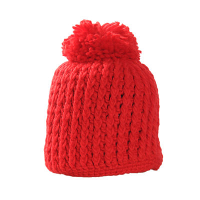 Red Warm Winter Woolen Fashionable Caps for Women
