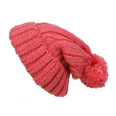 Red Warm Knitted Winter Woolen Fashionable Caps for Women