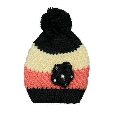 Tiekart women multi woollen cap