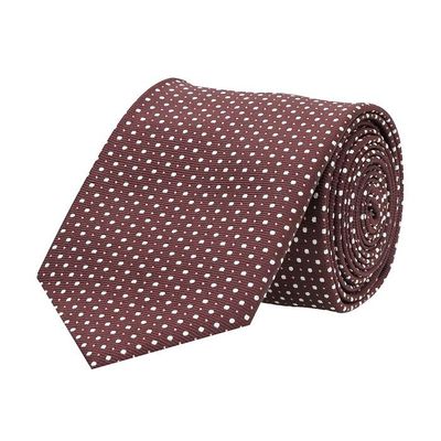 Tiekart men brown dotted  tie