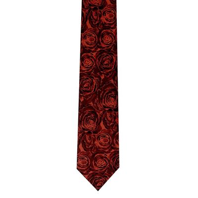 Tiekart men brown floral tie