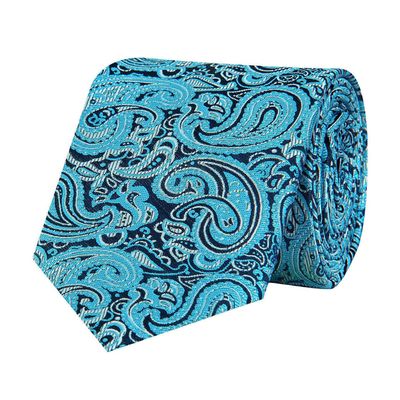 Tiekart men blue paisley tie