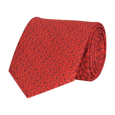 Tiekart men red paisley tie