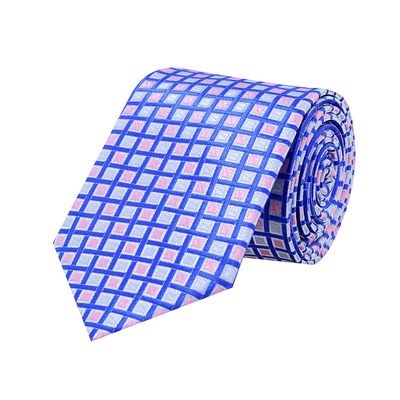 Tiekart men blue checked tie