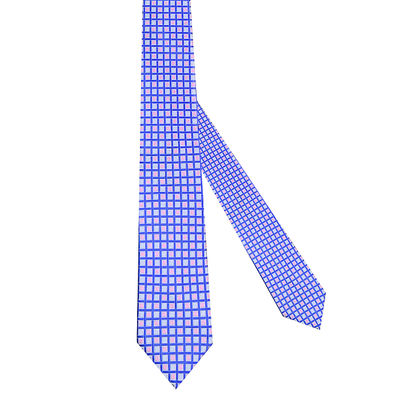 Tiekart men blue checked tie