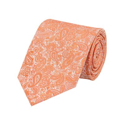 Tiekart men orange paisely  tie