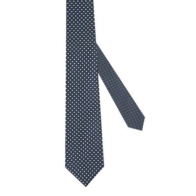 Tiekart men black polka dot  tie