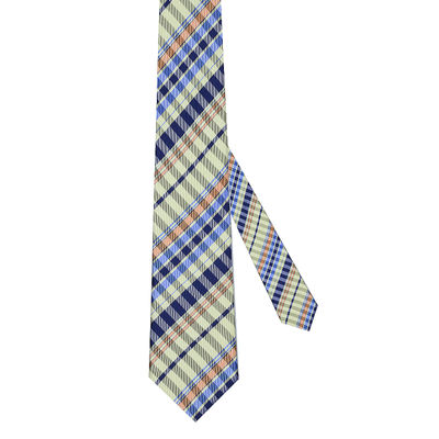 Tiekart men blue checked tie