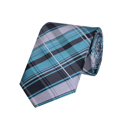 Blue Checks Micro Fiber Necktie for Men