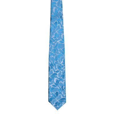 Blue Paisley Micro Fiber Necktie for Men