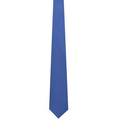 Men Tie - Blue Designer Polka Dots ties for men