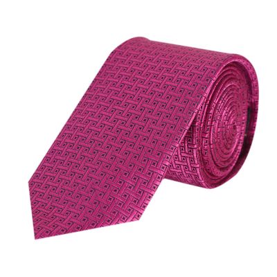 Men Tie - Pink Impression Micro Fiber Necktie for Men