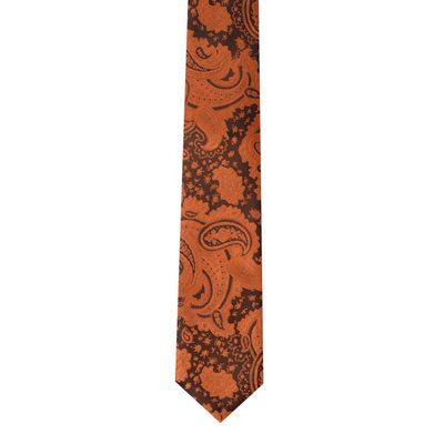 Tiekart men brown floral tie