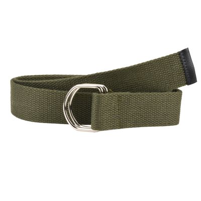 Tiekart men green plain solids  belt