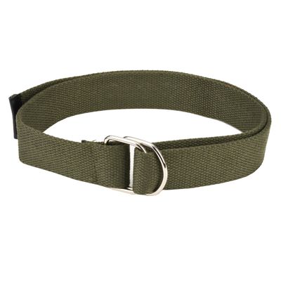 Tiekart men green plain solids  belt