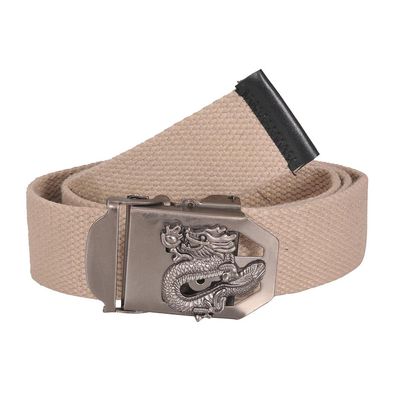 Tiekart men beige belt