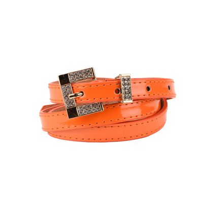 Tiekart women orange stone overlaid  belt