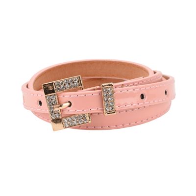 Tiekart women pink stone embedded  belt