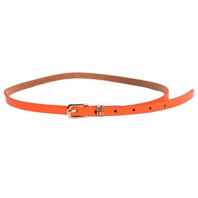 Tiekart women orange plain solids  belt