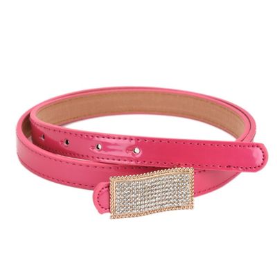 Tiekart women pink stone overlaid  belt