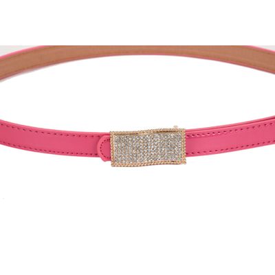 Tiekart women pink stone overlaid  belt