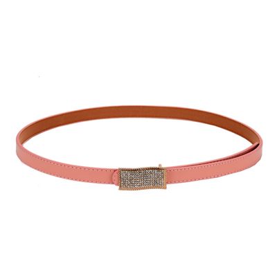 Tiekart women pink stone overlaid  belt